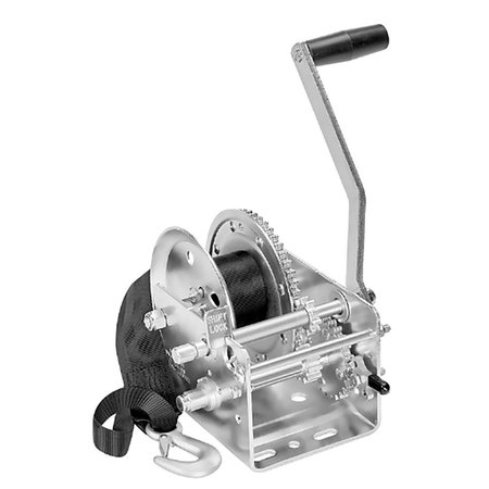 FULTON 2600lb 2-Speed Winch w/20FT Strap 142415